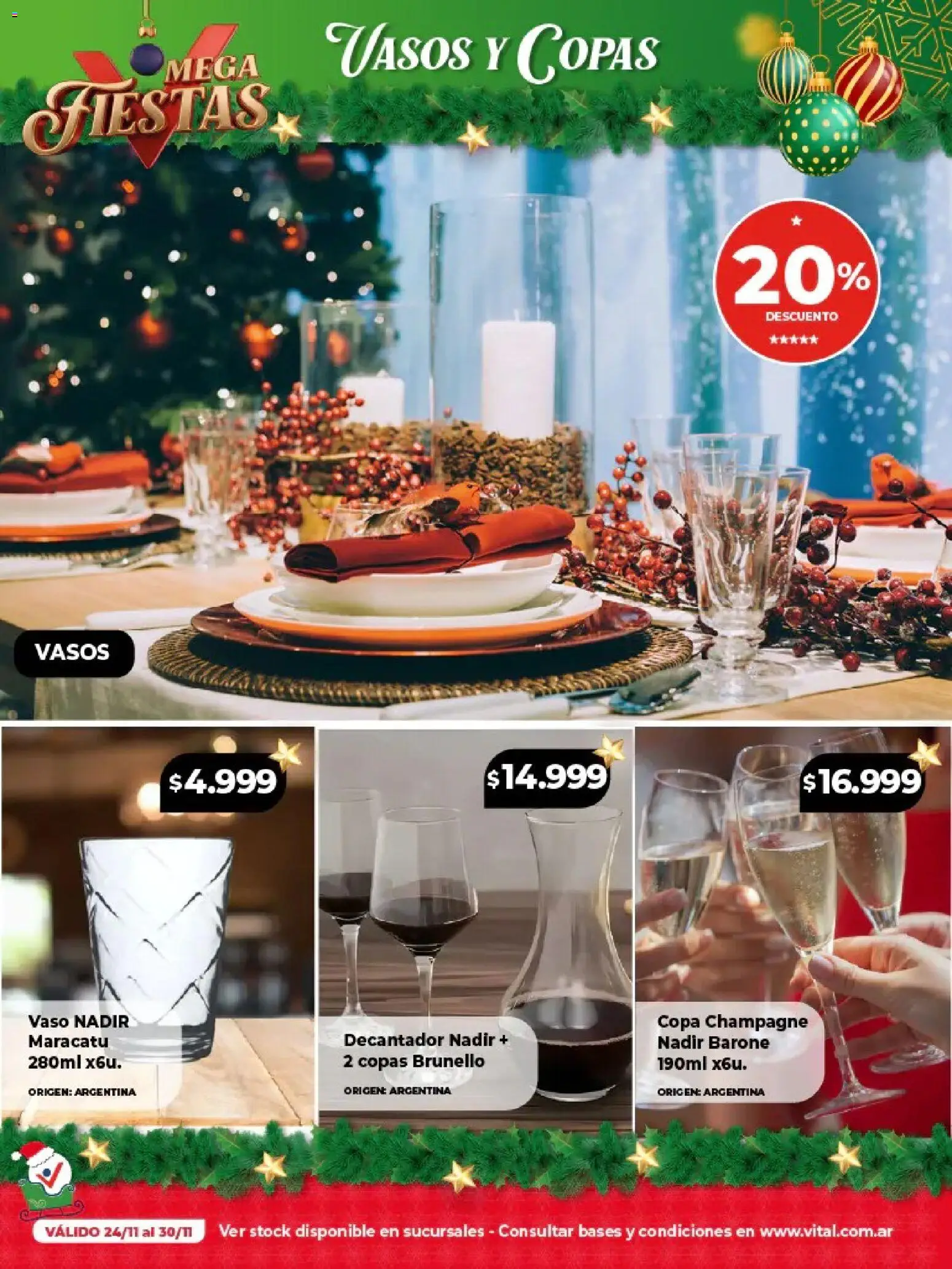 Vital - Especial Navidad │ válido desde el 24.11.2025 | Página: 12 | Productos: Champagne, Vasos