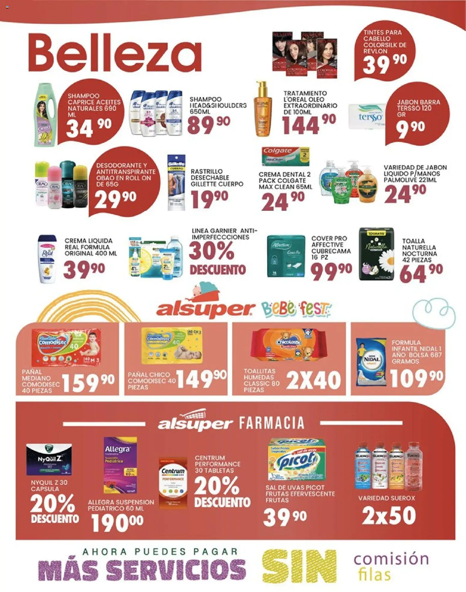 Nuevas ofertas de Alsuper válidas en toda la República Mexicana desde el 24.04.2026. ¡Encuentra las mejores ofertas en Alsuper folleto Saltillo! | Página: 4 | Productos: Desodorante, Antitranspirante, Barra, Body