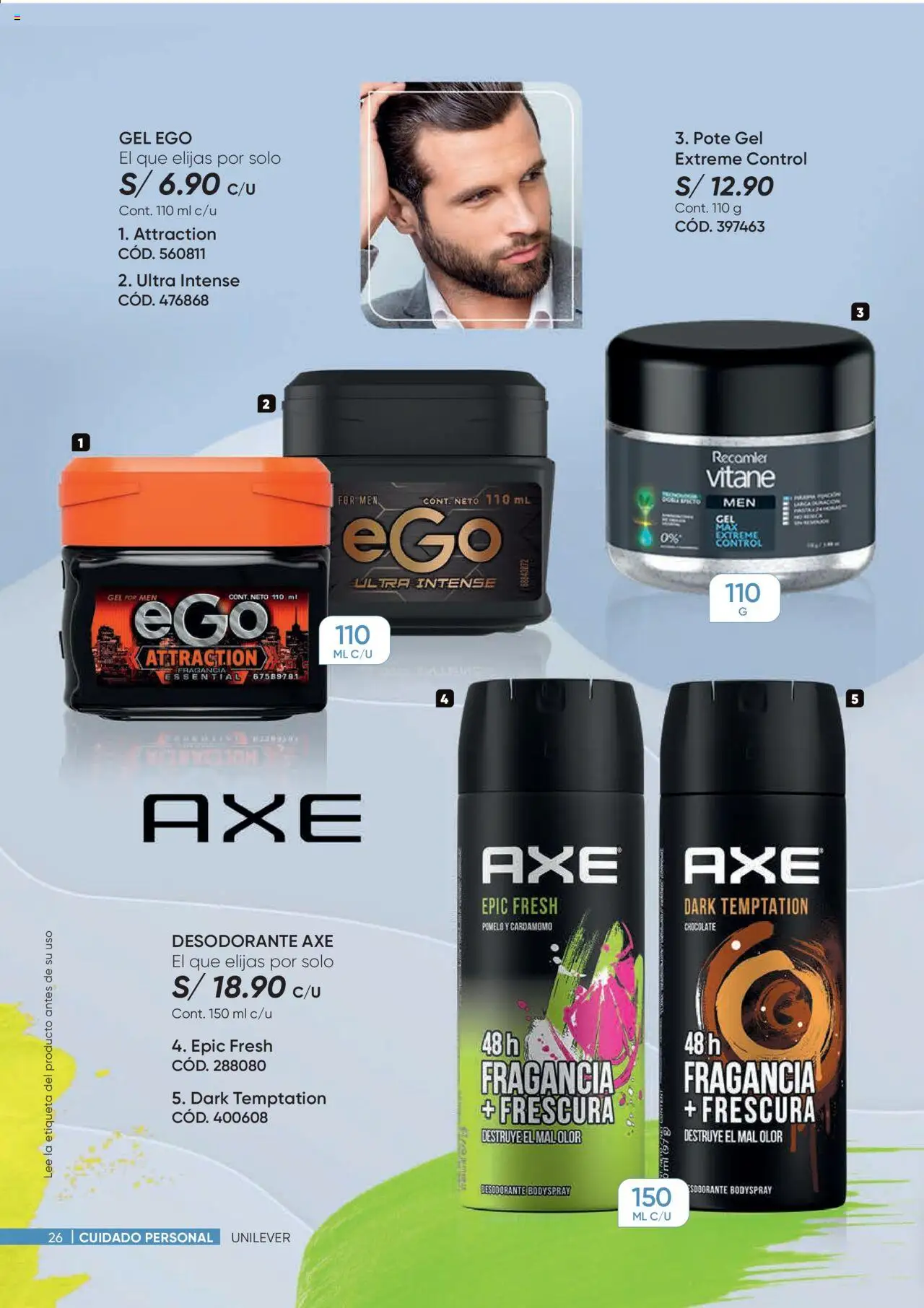 Catálogo Azzorti válido desde 28.07.2025 | Página: 26 | Productos: Desodorante, Chocolate, Fragancia
