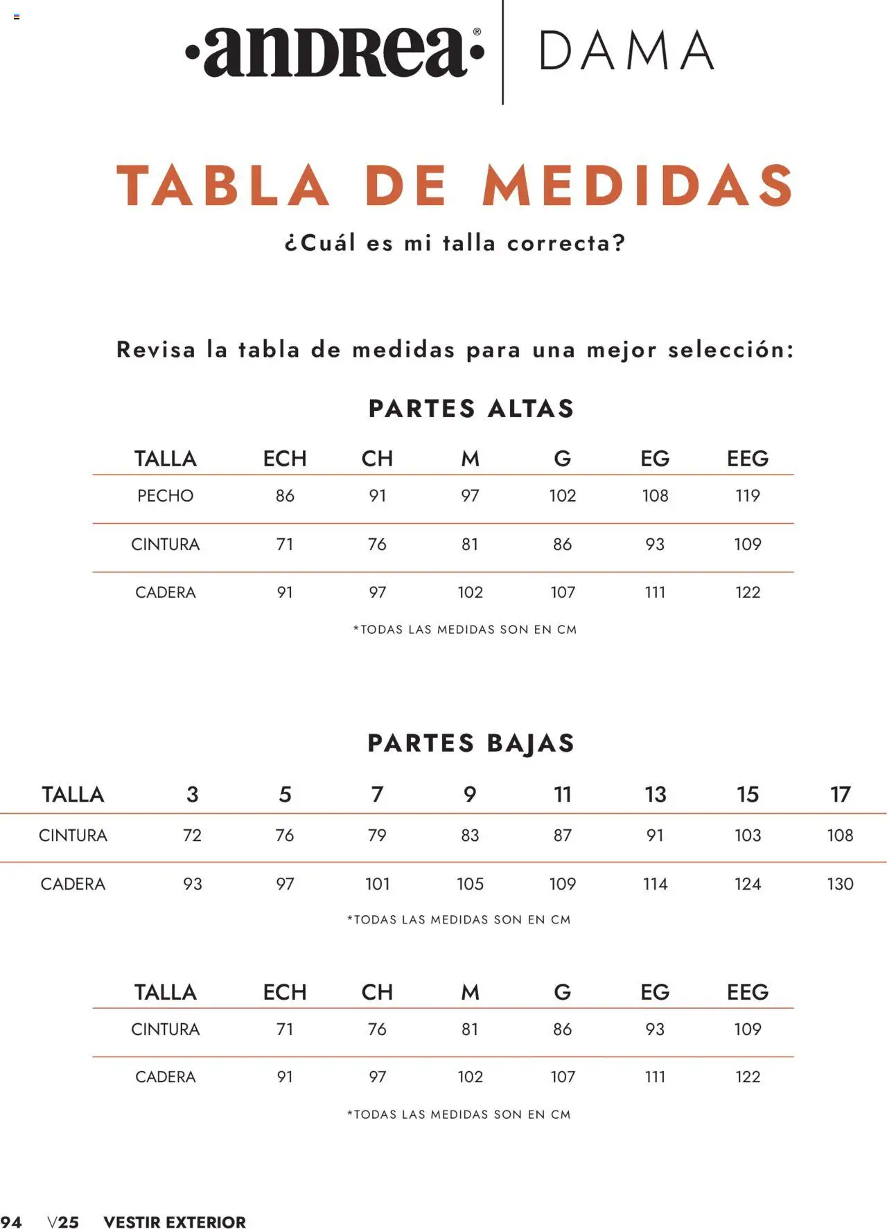 Nuevas ofertas de Andrea válidas en toda la República Mexicana desde el 25.05.2025. ¡Encuentra las mejores ofertas en Andrea - Catálogo Vestir Exterior! | Página: 94