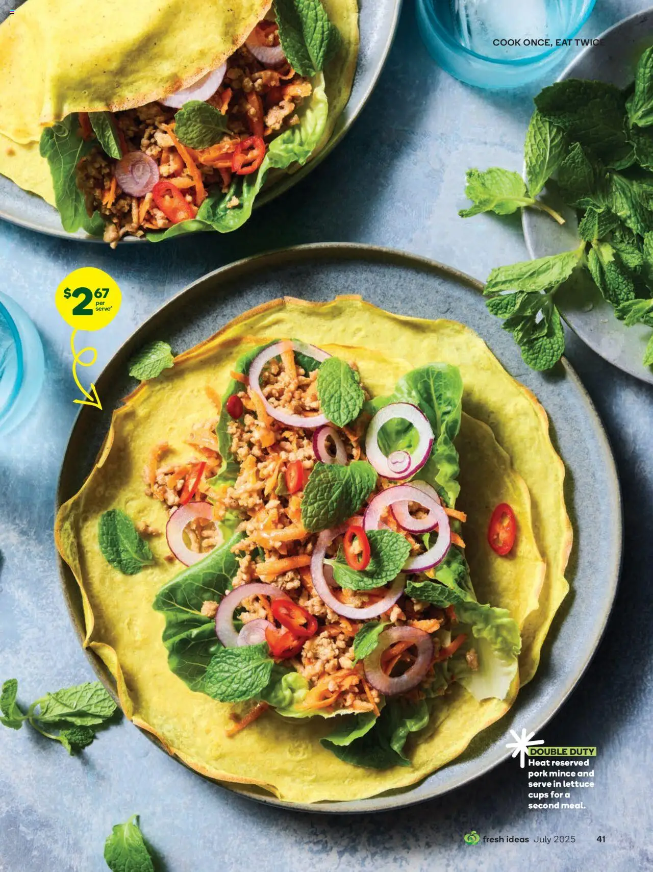 Woolworths catalogue - valid from 01.07.2025 | Page: 41 | Products: Cups, Pork, Lettuce