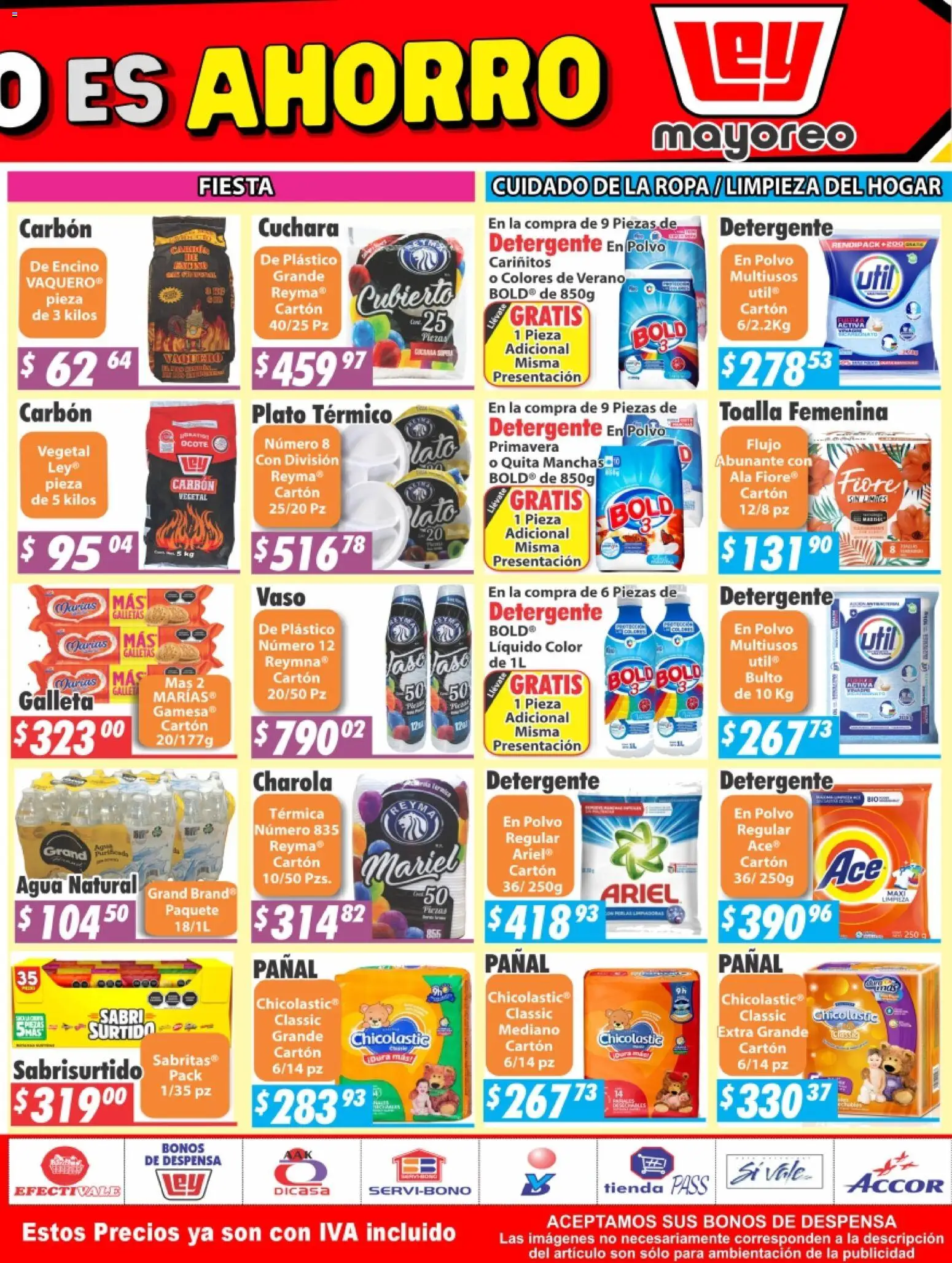 Nuevas ofertas de Casa Ley válidas en toda la República Mexicana desde el 13.04.2026. ¡Encuentra las mejores ofertas en Casa Ley folleto Frontera! | Página: 6 | Productos: Sales, Toalla, Despensa, Cuchara
