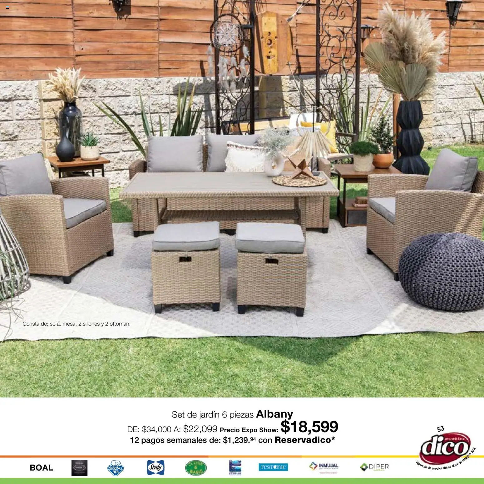 Nuevas ofertas de Muebles Dico válidas en toda la República Mexicana desde el 06.02.2026. ¡Encuentra las mejores ofertas en Muebles Dico catálogo Expo Show! | Página: 53