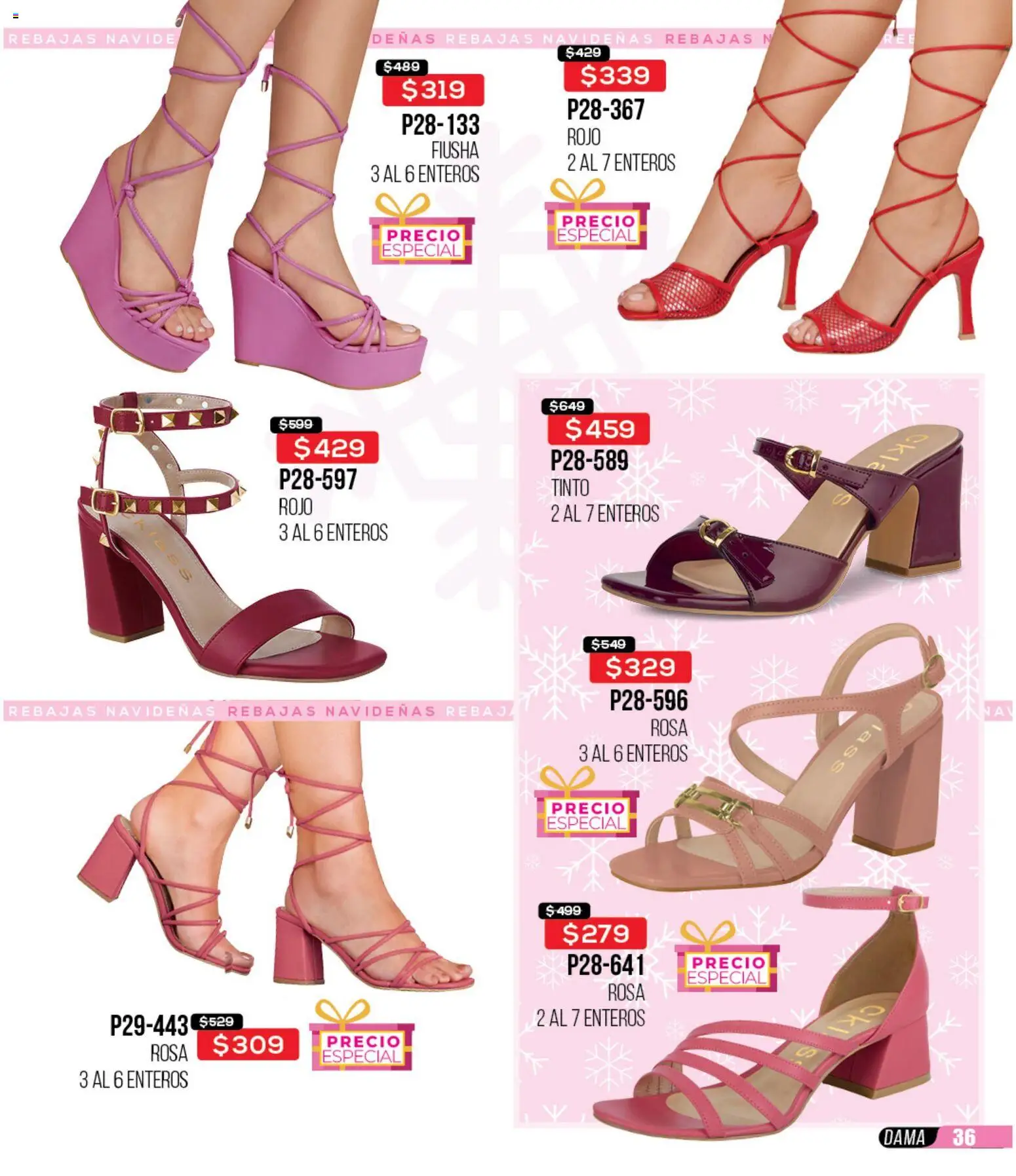 Nuevas ofertas de Cklass válidas en toda la República Mexicana desde el 30.11.2025. ¡Encuentra las mejores ofertas en Cklass catálogo Rebajas Navideñas Calzado! | Página: 37