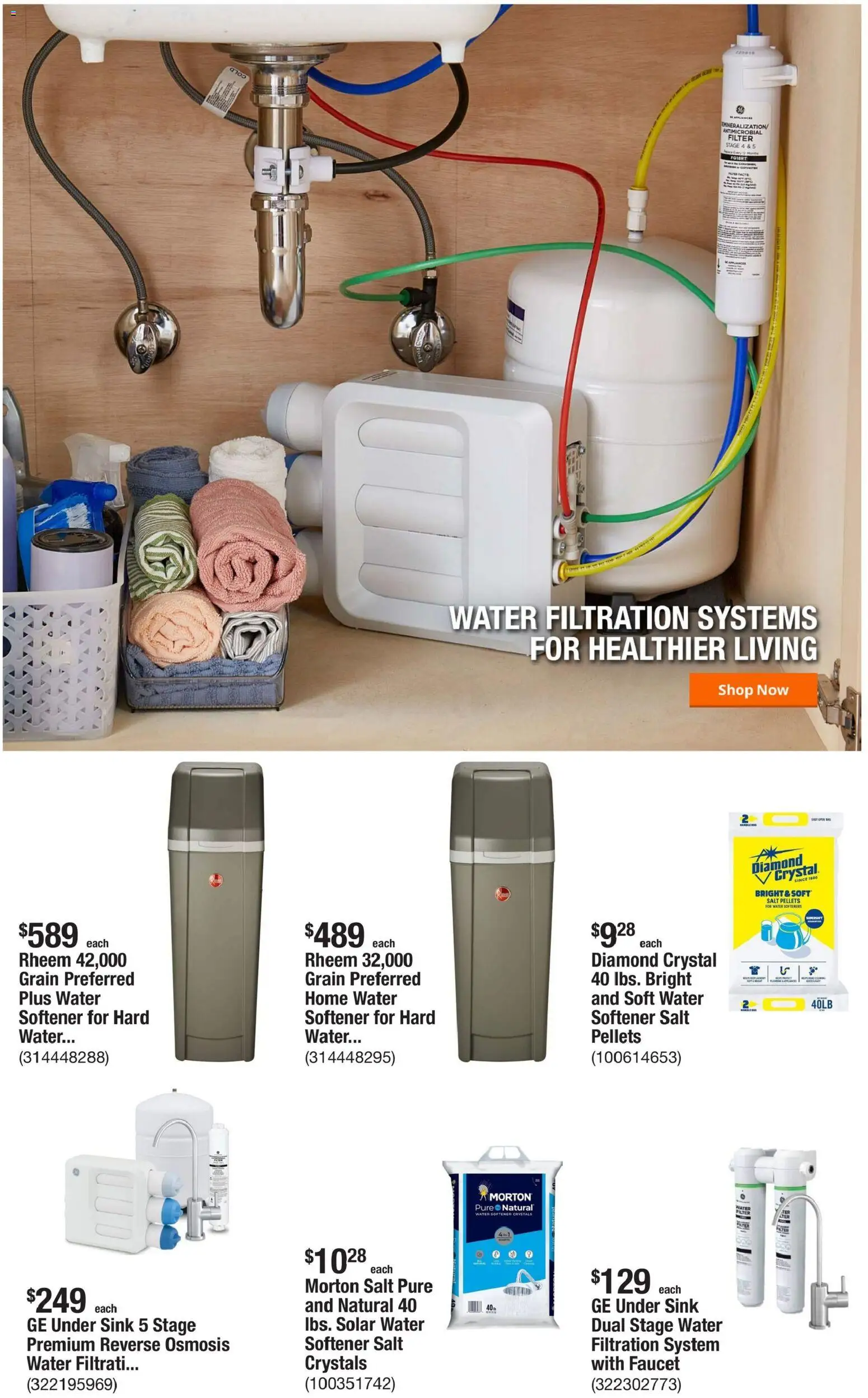 Home Depot Weekly Ad - NY - valid from 26.02.2026 | Page: 4 | Products: Water, Salt, Bag