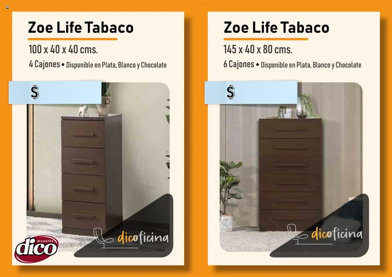 Nuevas ofertas de Muebles Dico válidas en toda la República Mexicana desde el 03.07.2025. ¡Encuentra las mejores ofertas en Muebles Dico catálogo Oficina! | Página: 29 | Productos: Chocolate