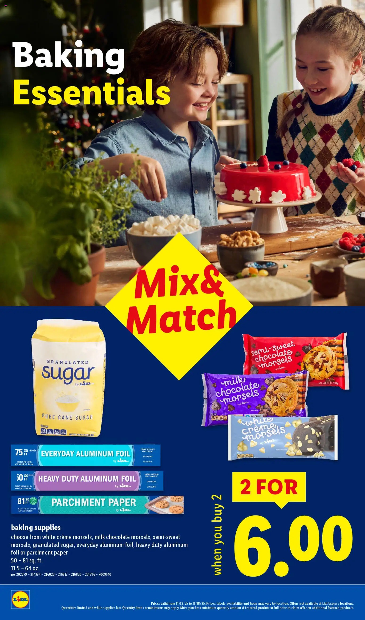 Lidl Early Black Friday - valid from 12.11.2025 | Page: 22 | Products: Milk, Chocolate, Sugar