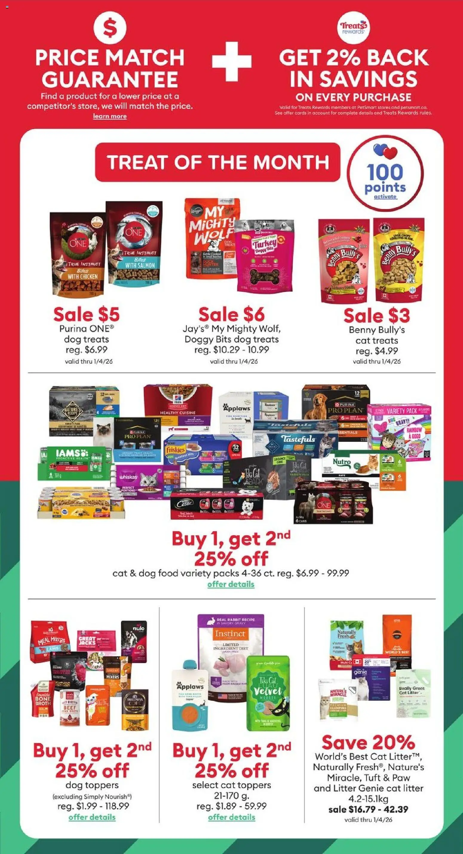 Petsmart flyer valid from 04.12.2025 | Page: 4 | Products: Beef, Turkey, Chicken
