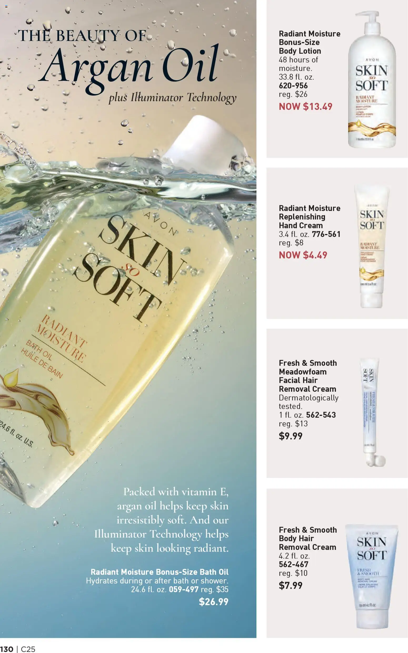 Avon Brochure - valid from 03.12.2025 | Page: 130 | Products: Vitamin, Bath, Hand cream, Cream