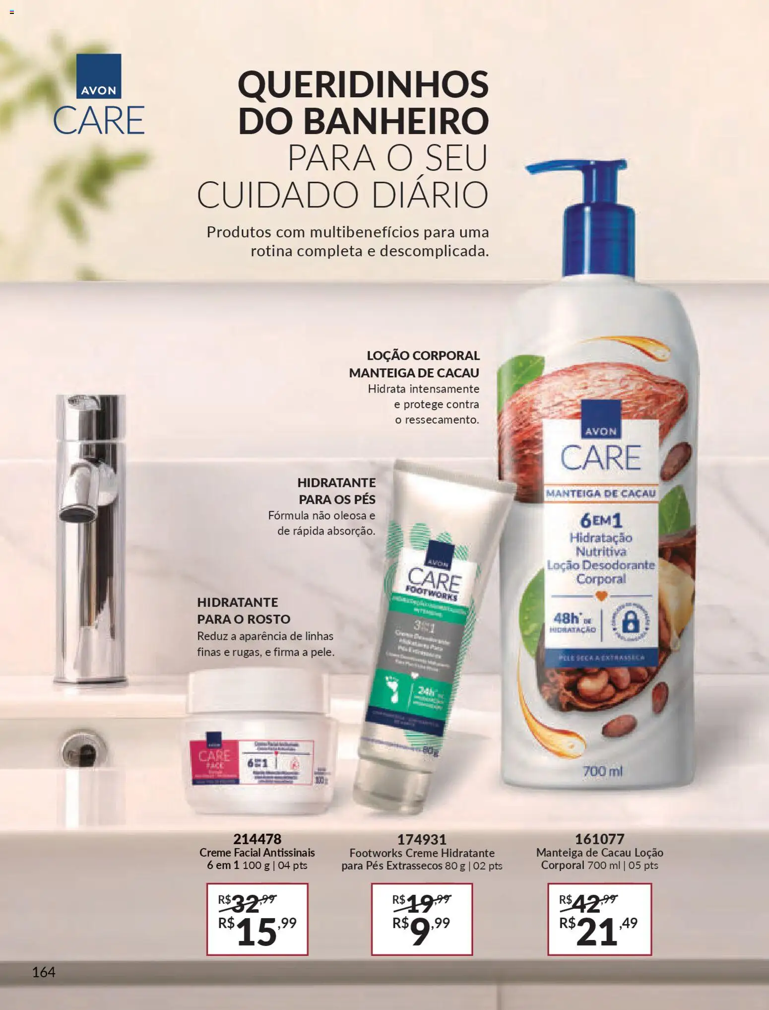 Avon Folheto - válido de 21.11.2025 | Página: 164 | Produtos: Desodorante, Manteiga, Creme