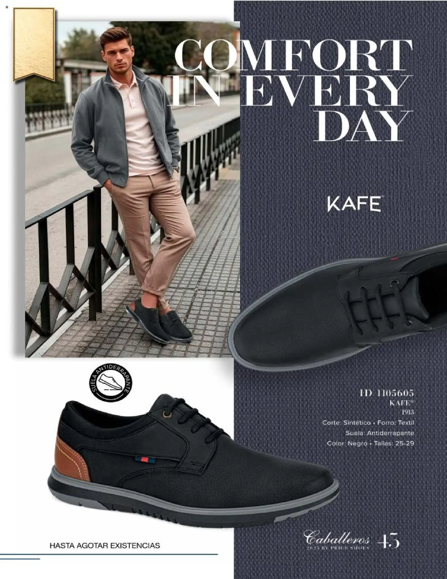 Nuevas ofertas de Price Shoes válidas en toda la República Mexicana desde el 26.11.2025. ¡Encuentra las mejores ofertas en Price Shoes catálogo Caballeros! | Página: 45