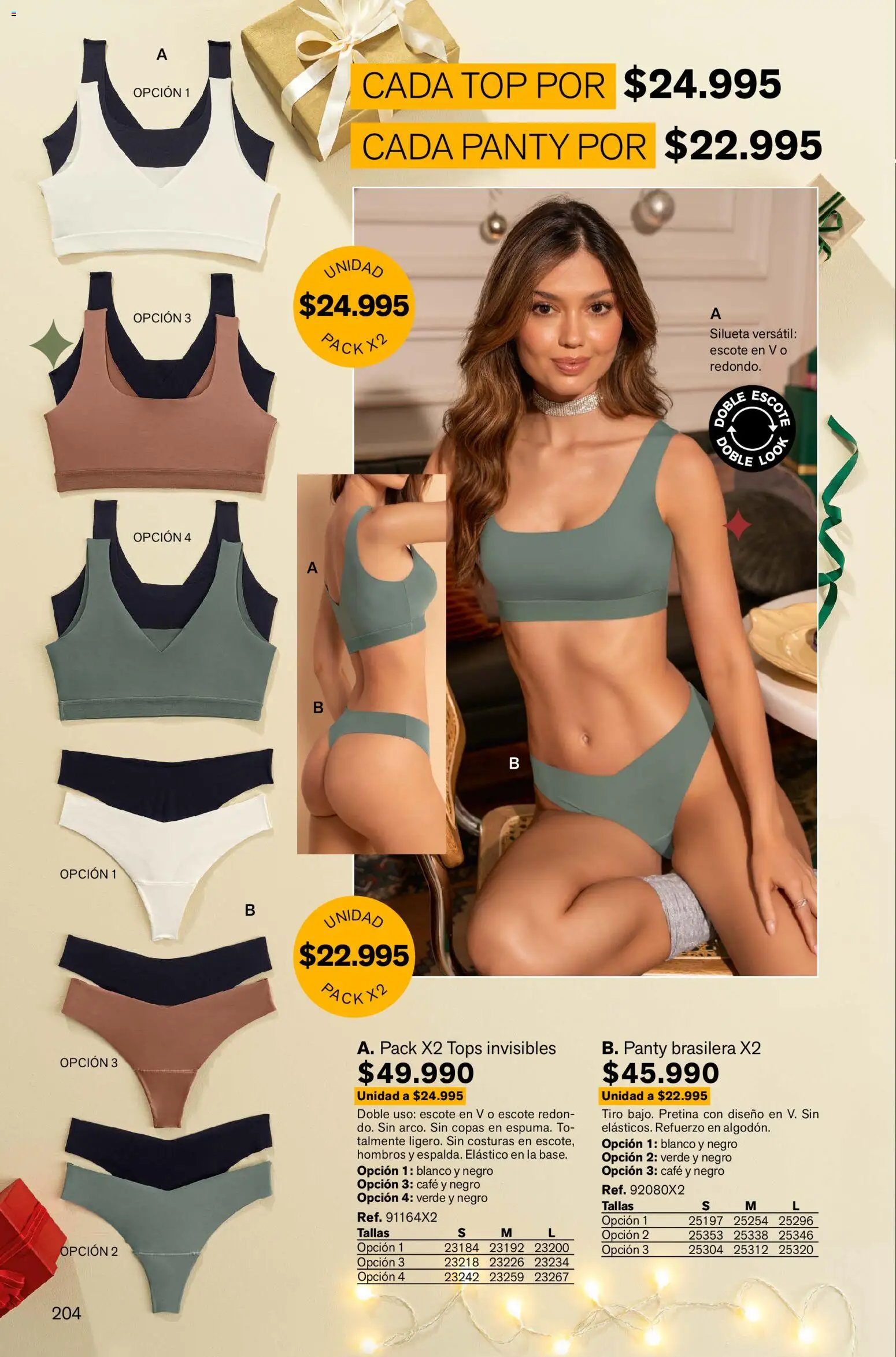 Leonisa revista - valida desde el 13.11.2025 | Página: 204 | Productos: Top, Café