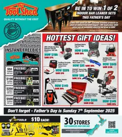 The Tool Shed catalogue preview  - valid from 25.08.2025