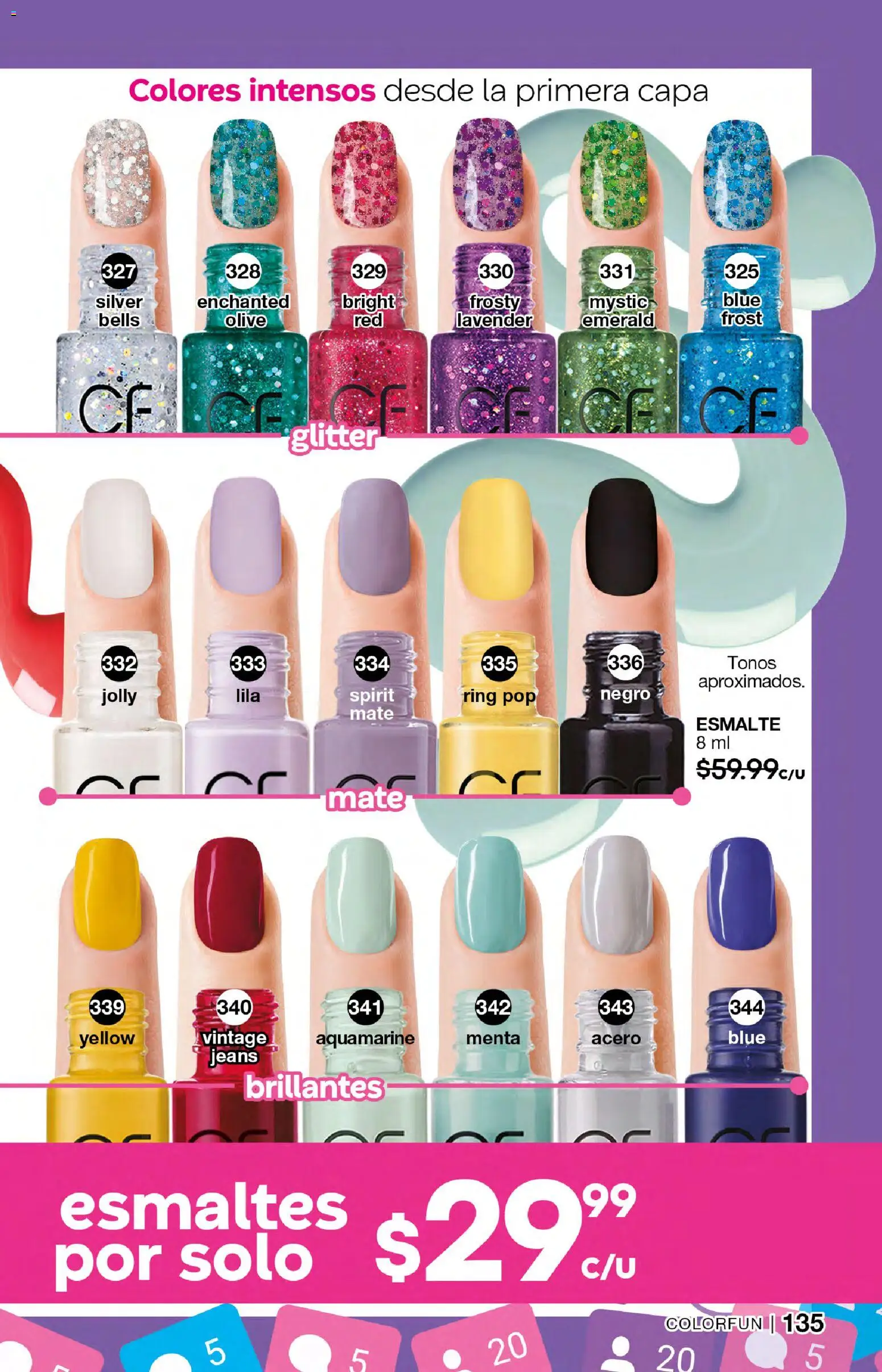 Nuevas ofertas de Fuller válidas en toda la República Mexicana desde el 10.12.2025. ¡Encuentra las mejores ofertas en Fuller campaña 18 2025! | Página: 136 | Productos: Glitter, Mate