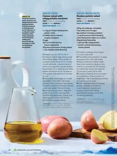 Preview of Woolworths Fresh Ideas Magazine - valid from 01.11.2025 | Page: 46 | Products: Peel, Potatoes, Water, Vinegar