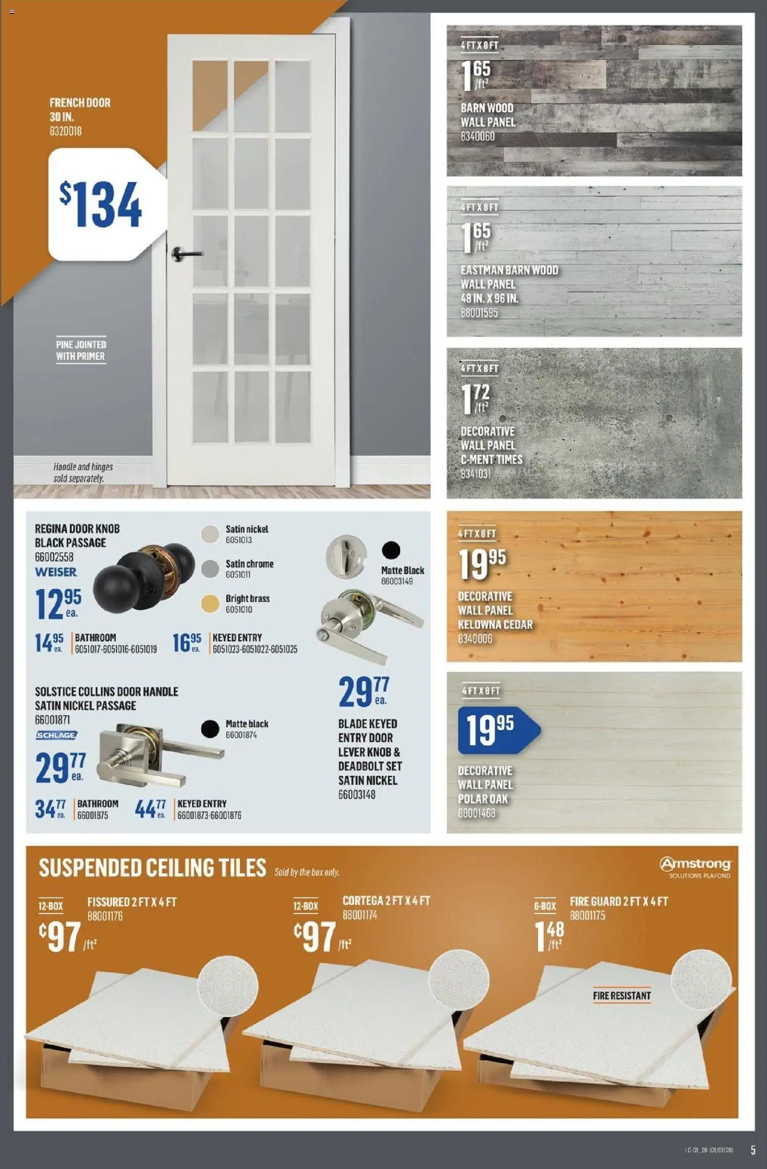 Canac flyer valid from 01.01.2026 | Page: 5 | Products: Box