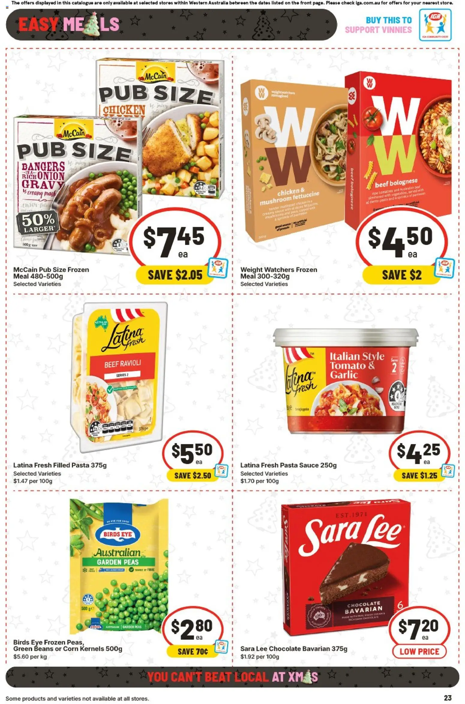 IGA catalogue - valid from 10.12.2025 | Page: 30 | Products: Chocolate, Tomatoes, Sauce, Weight