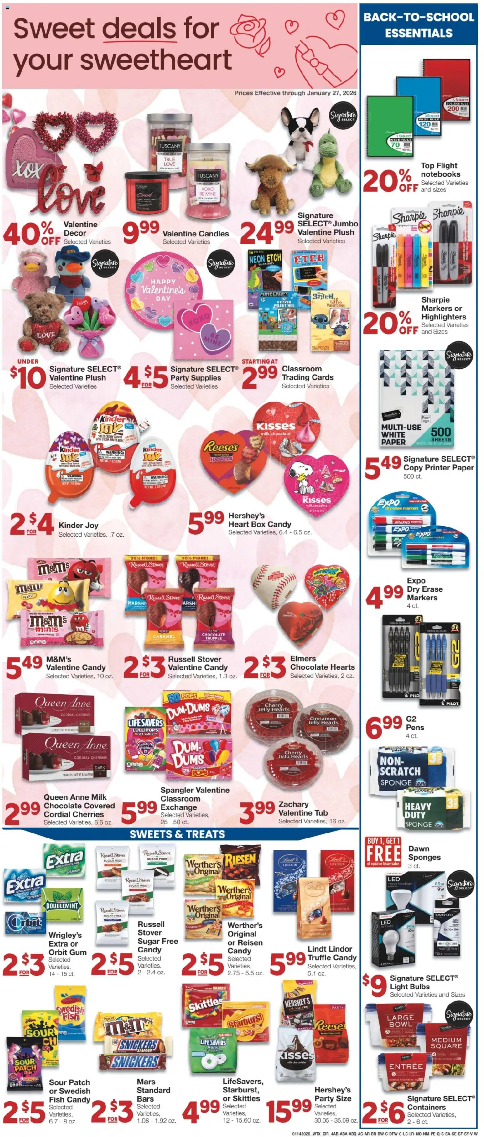 United Supermarkets Weekly Ad - valid from 13.01.2026 | Page: 4 | Products: Box, Milk, Sugar, Printer