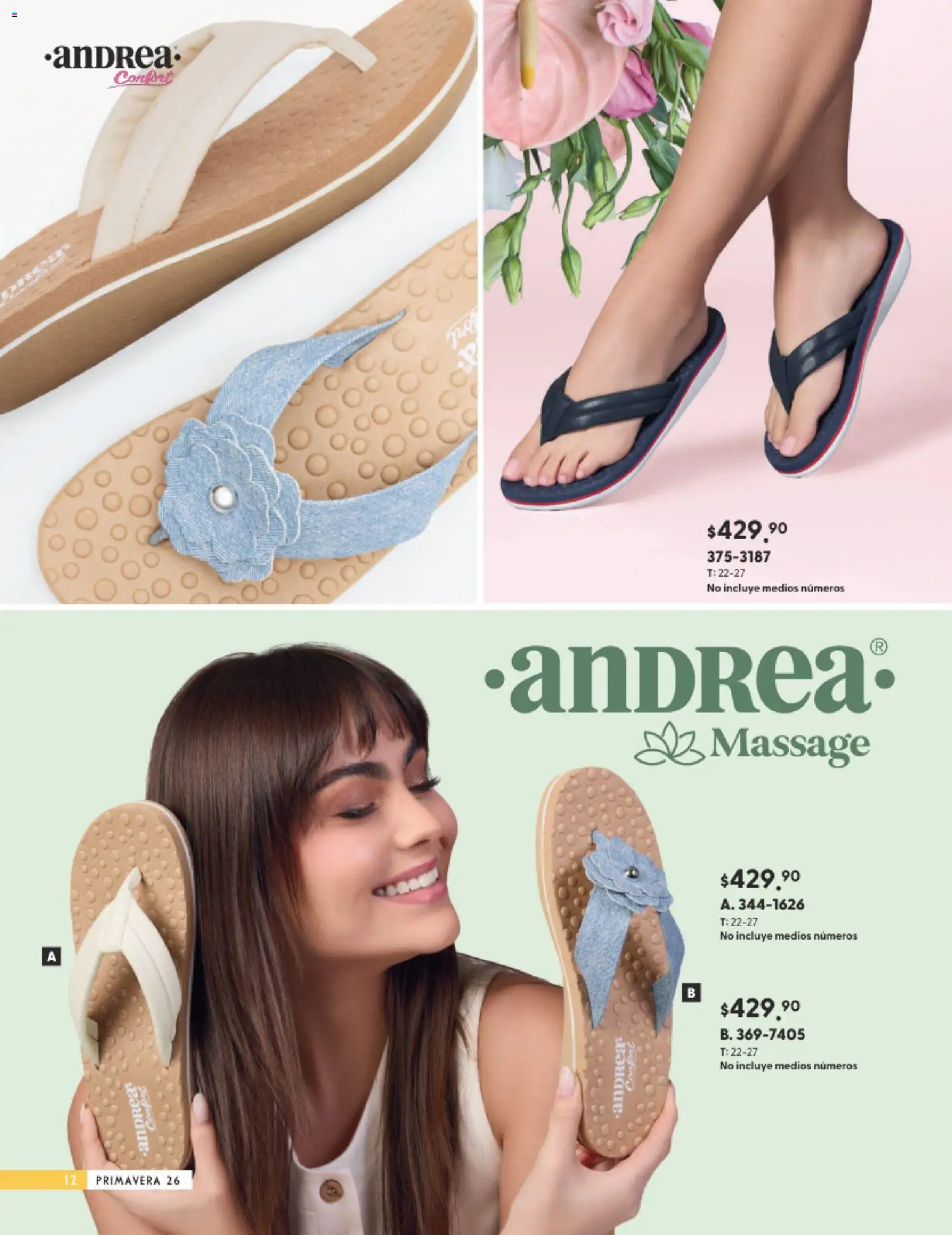 Nuevas ofertas de Andrea válidas en toda la República Mexicana desde el 25.01.2026. ¡Encuentra las mejores ofertas en Andrea catálogo Calzado Confort ! | Página: 12