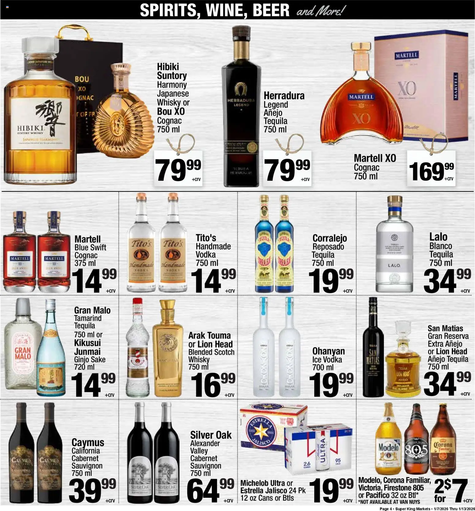 Super King - Weekly Ad - valid from 07.01.2026 | Page: 5 | Products: Beer, Vodka, Tv