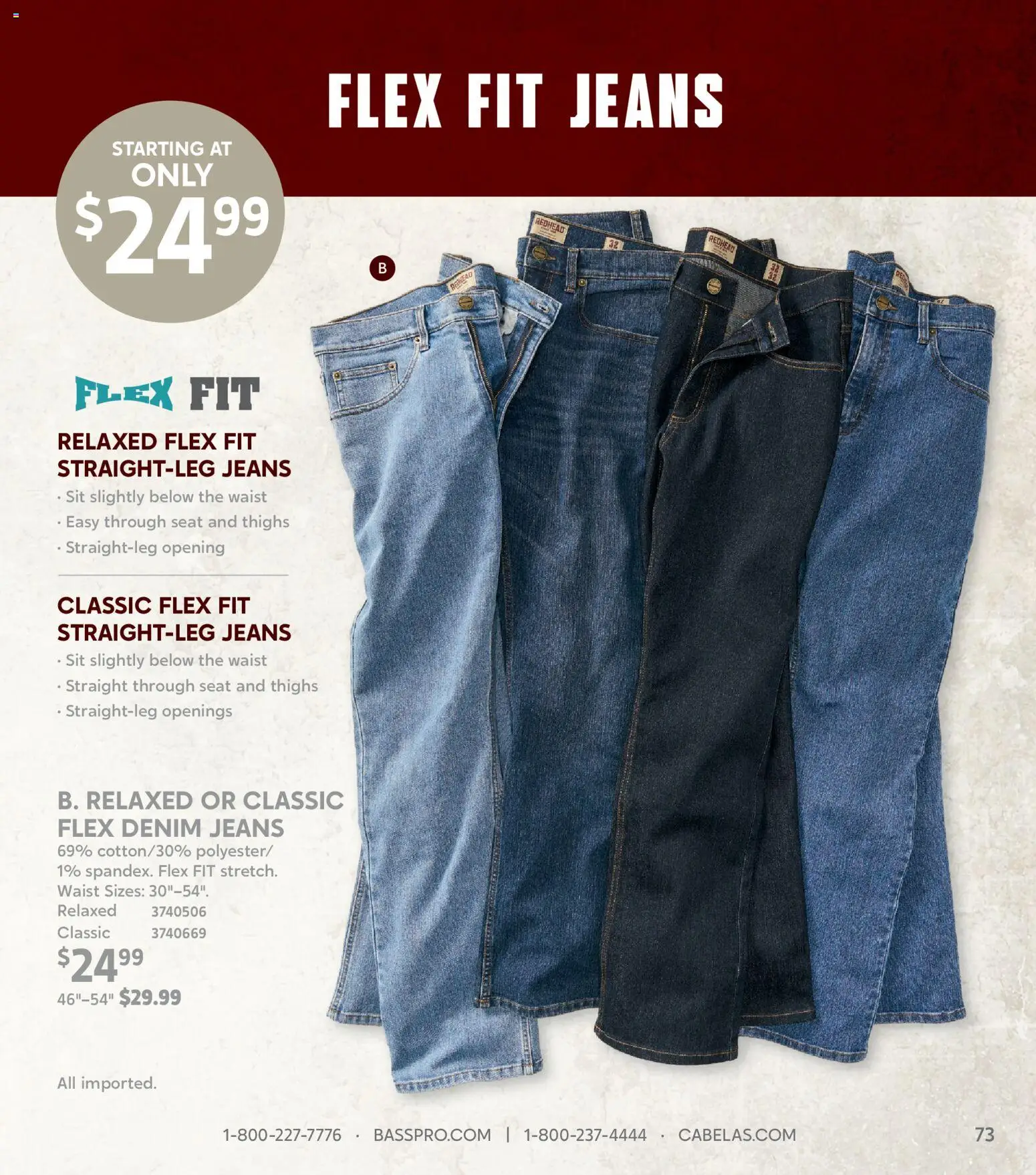 Cabela's Winter Clothing 25 - valid from 20.11.2025 | Page: 73 | Products: Jeans