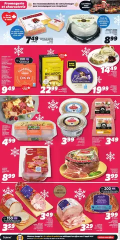 Preview of IGA weekly flyer / circulaire from shop IGA valid from 18.12.2025 | Page: 10 | Products: Cheese, Ham, Chicken, Pork