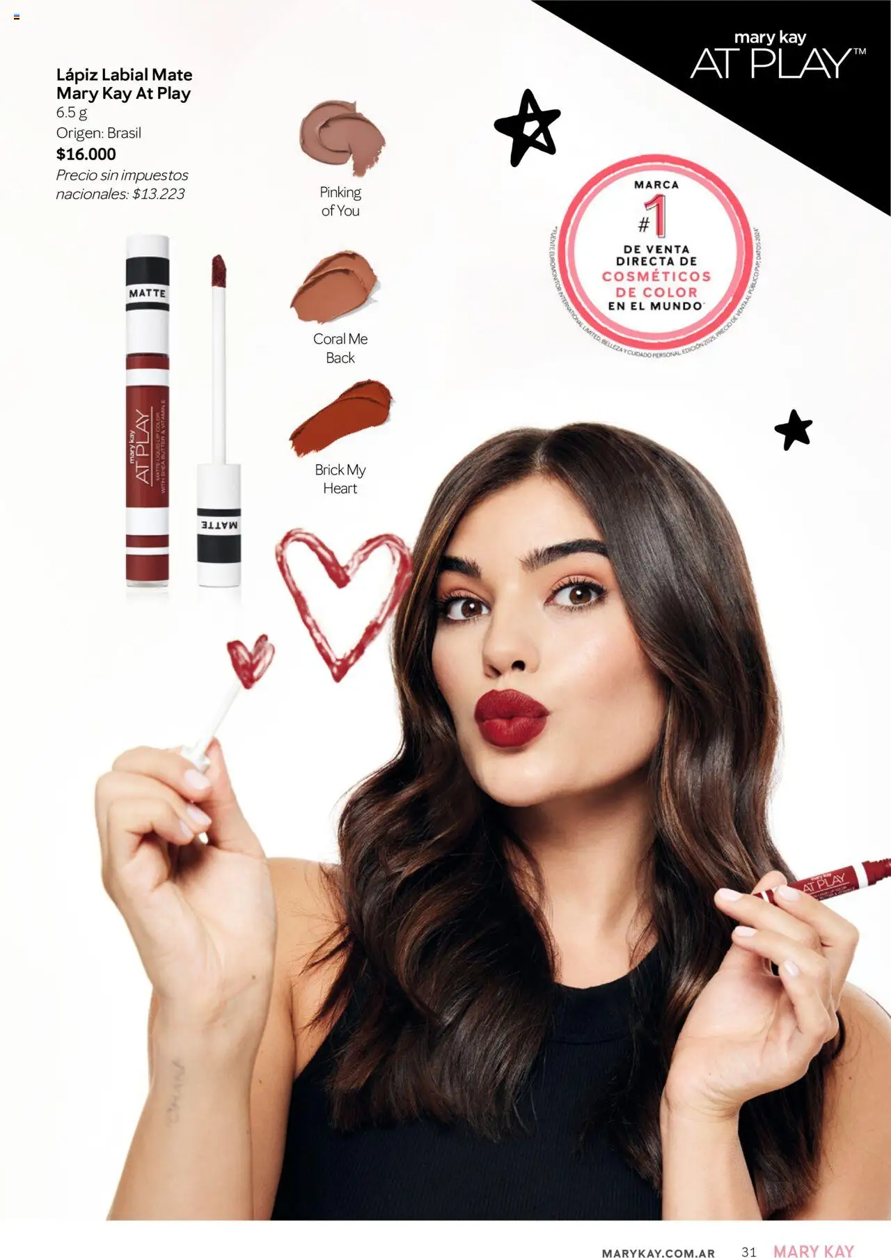 Mary Kay catálogo Invierno │ válido desde el 01.07.2025 | Página: 31 | Productos: Mate, Lápiz labial