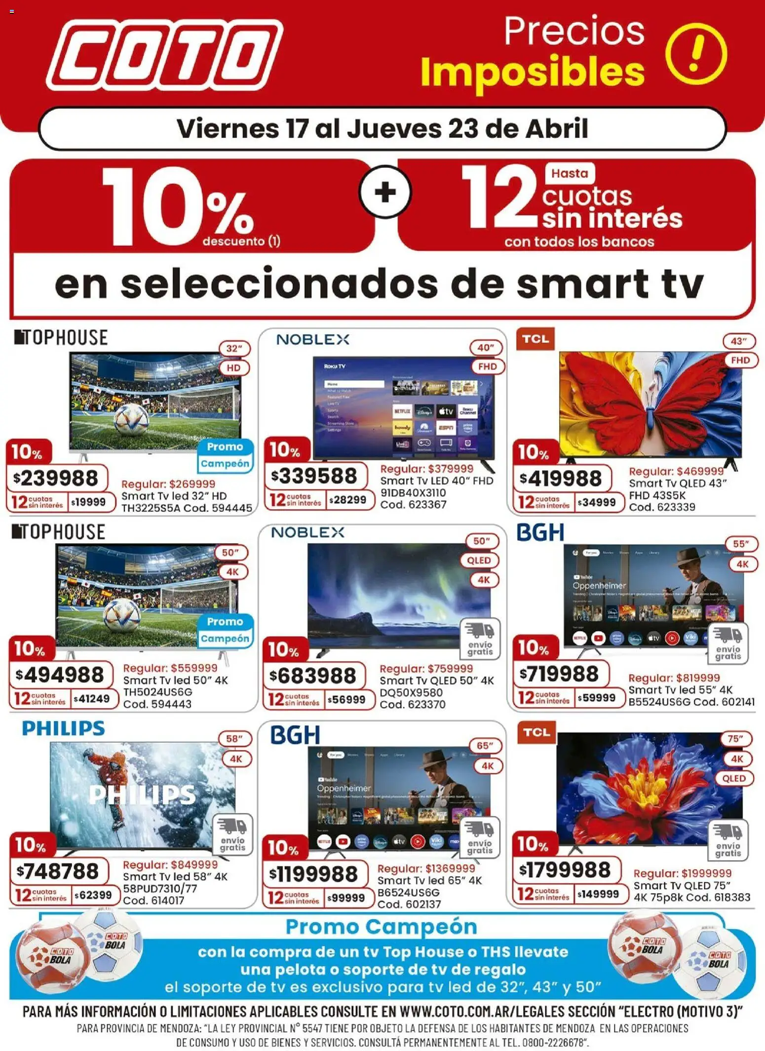 Coto - Electro Motivo A │ válido desde el 17.04.2026 | Página: 1 | Productos: Top, Pelota