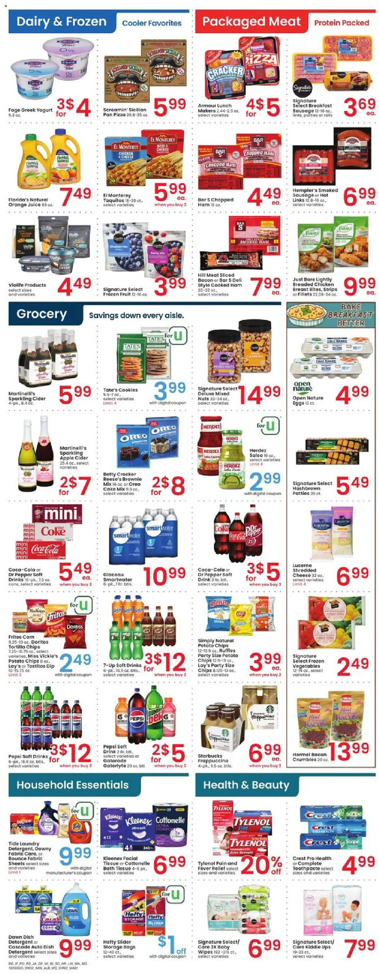 Albertsons Weekly Ad - valid from 26.12.2025 | Page: 3 | Products: Toothpaste, Beef, Chips, Water