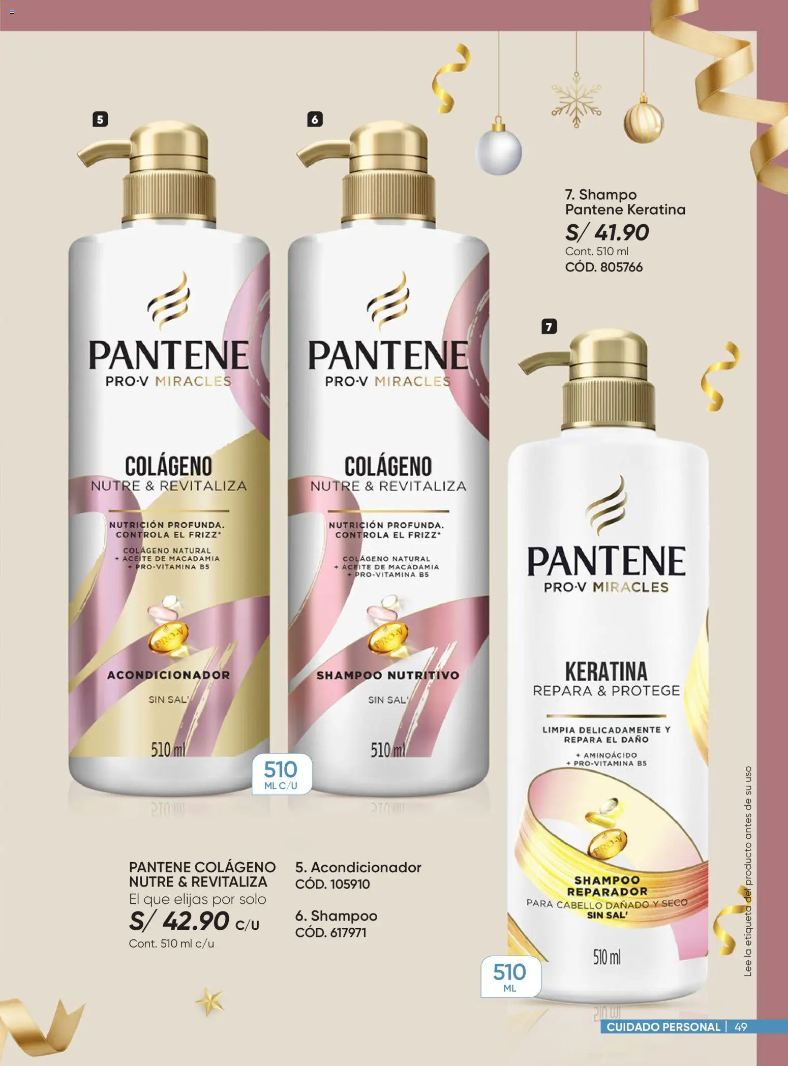 Catálogo Azzorti válido desde 03.11.2025 | Página: 49 | Productos: Shampoo, Acondicionador, Aceite