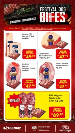 Semar Supermercado ofertas Festival dos Bifes - Pré-Visualização do folheto da loja Semar Supermercado, válido de 07.04.2026