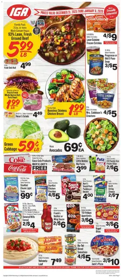 Preview of IGA weekly ads valid from 31.12.2025