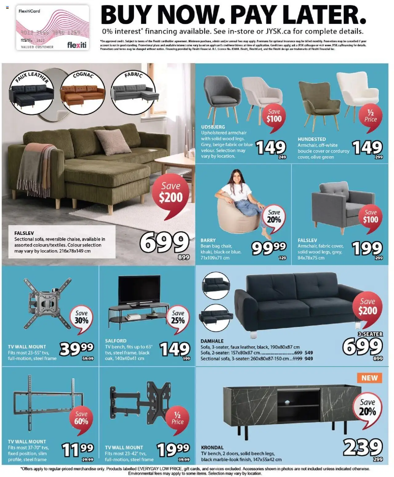 JYSK flyer valid from 21.08.2025 | Page: 4 | Products: Rice, Tv, Bag, Armchair