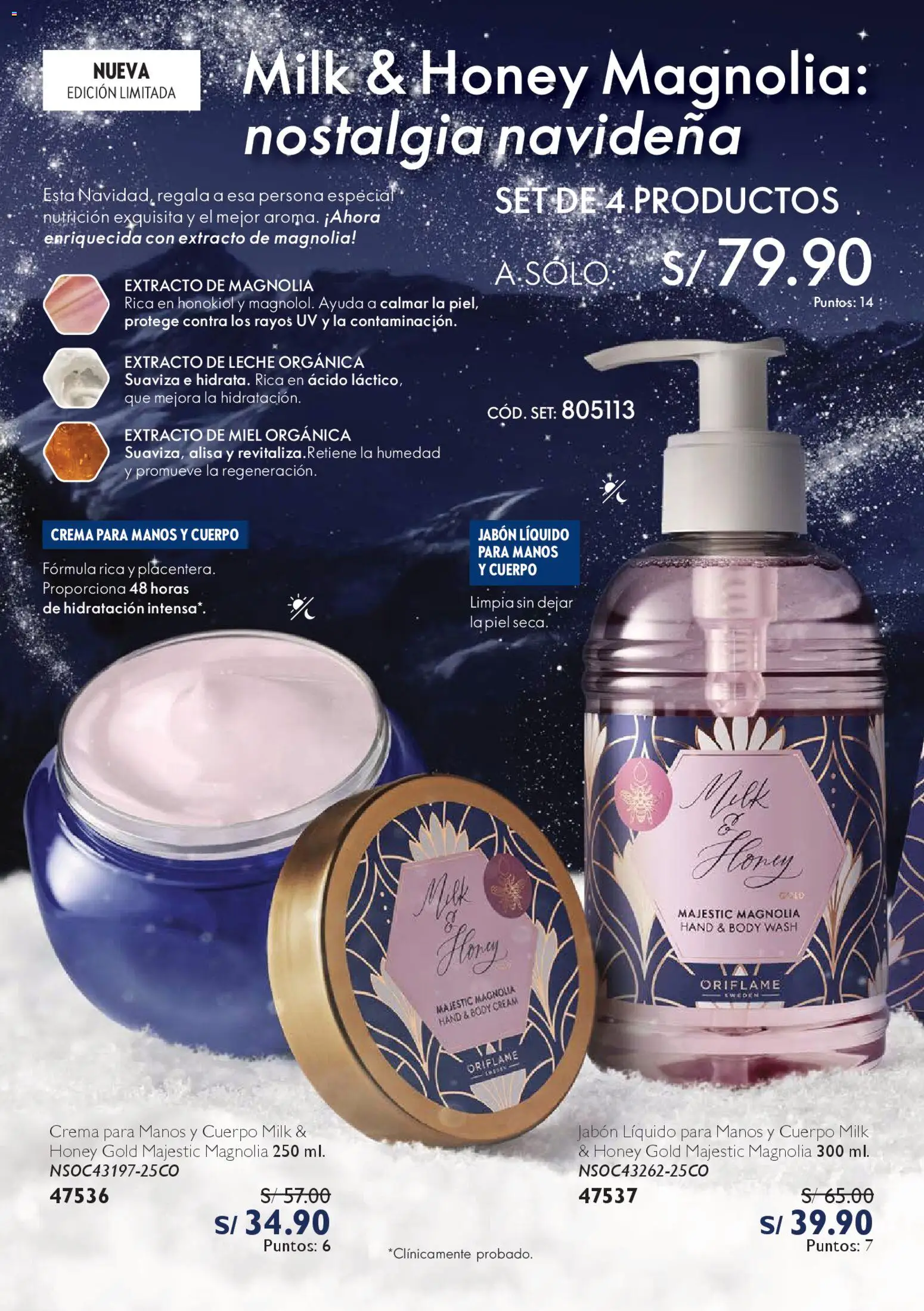 Catálogo Oriflame válido desde 06.12.2025 | Página: 52 | Productos: Jabón, Leche, Crema