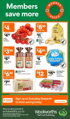 Woolworths catalogue preview  - valid from 16.03.2026