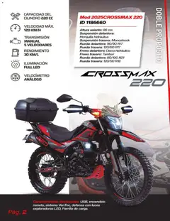 Vista previa de Price Shoes catálogo Motos, nuevo folleto de la tienda, válido en México a partir del 21.11.2025 | Página: 2 | Productos: Disco, Parrilla