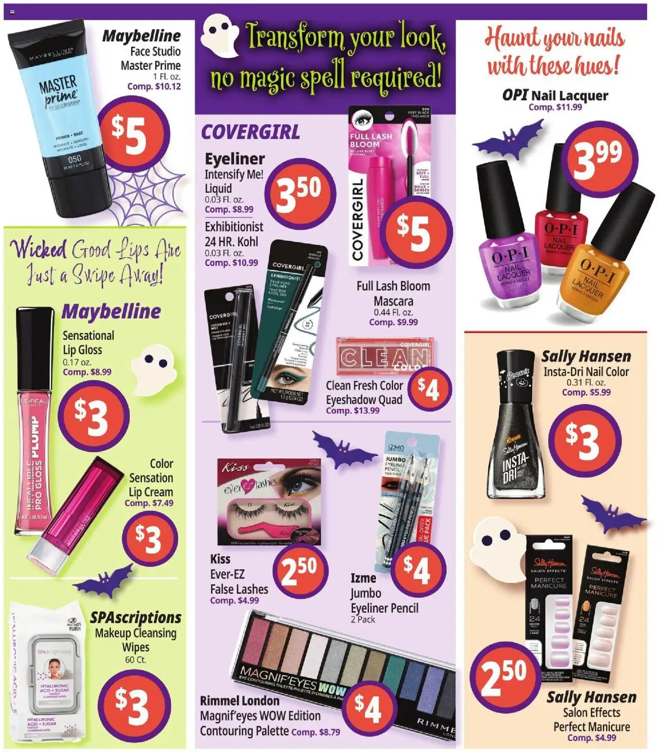 Ocean State Job Lot Weekly Ad - valid from 09.10.2025 | Page: 9 | Products: Pencil, Mascara, Eyeliner, Eyeshadow