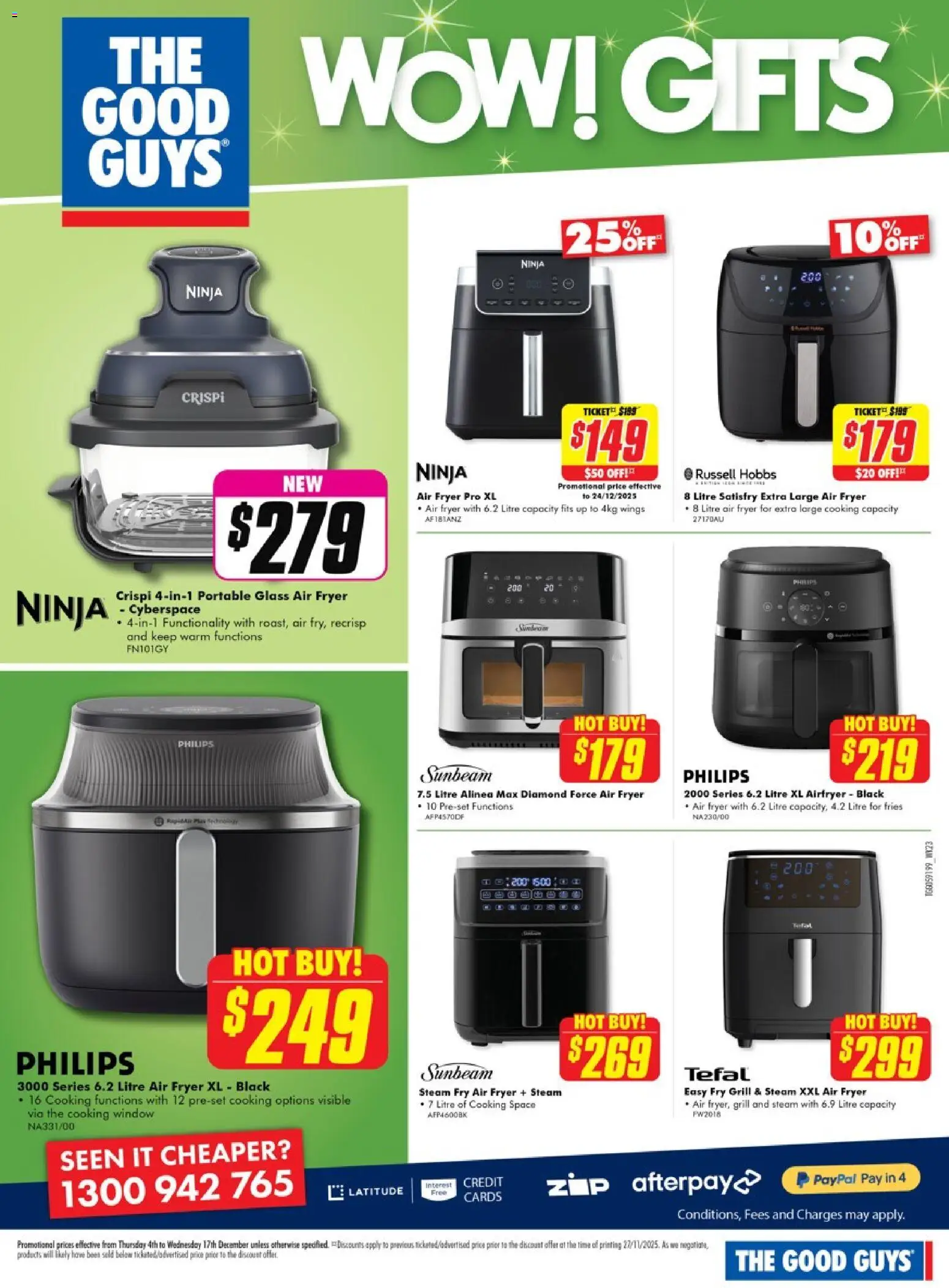 The Good Guys catalogue - valid from 03.12.2025 | Page: 16 | Products: Diamond, Window, Portable, Grill