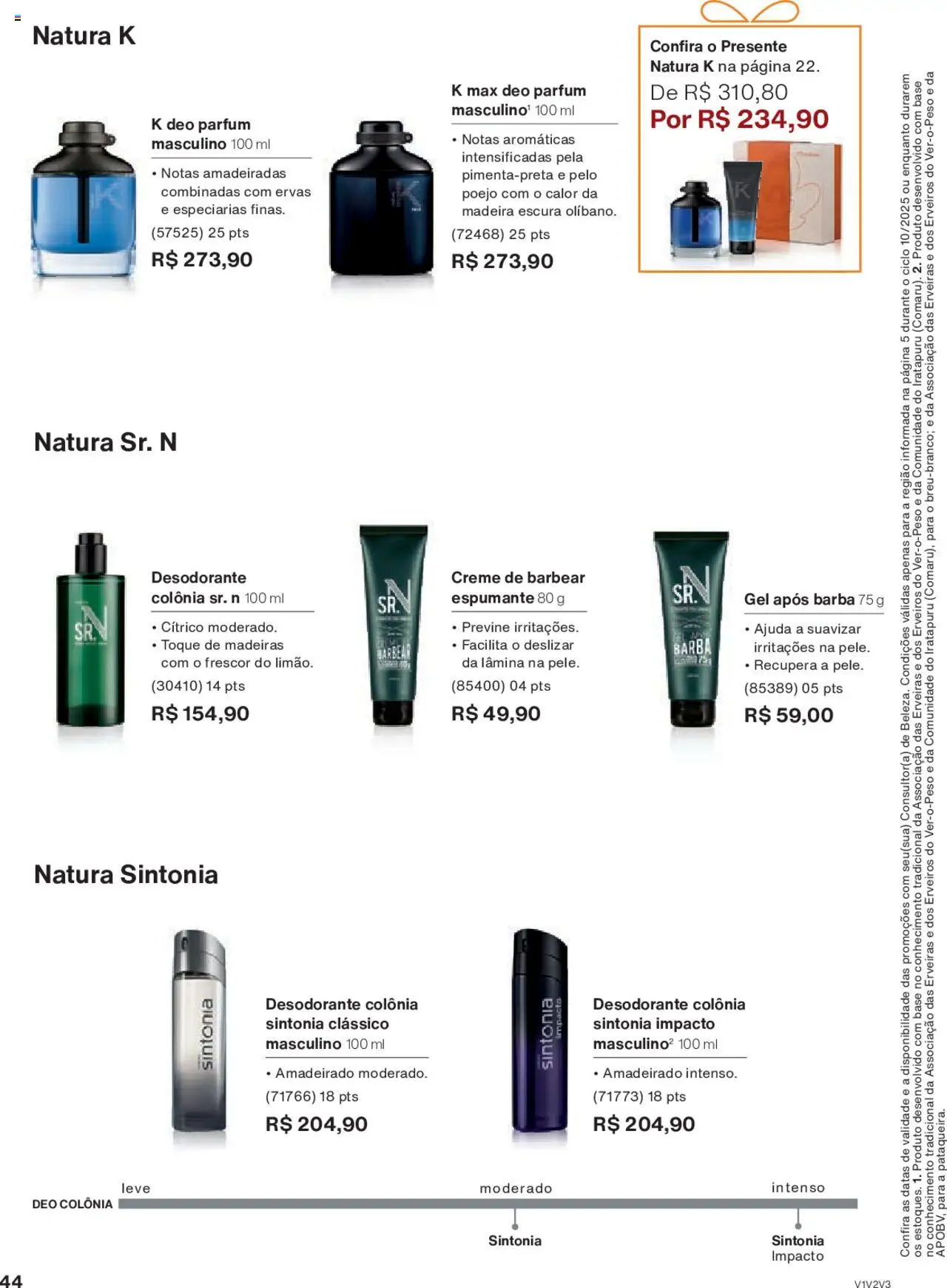Natura Folheto - válido de 05.06.2025 | Página: 44 | Produtos: Madeiras, Espumante, Creme, Creme de barbear
