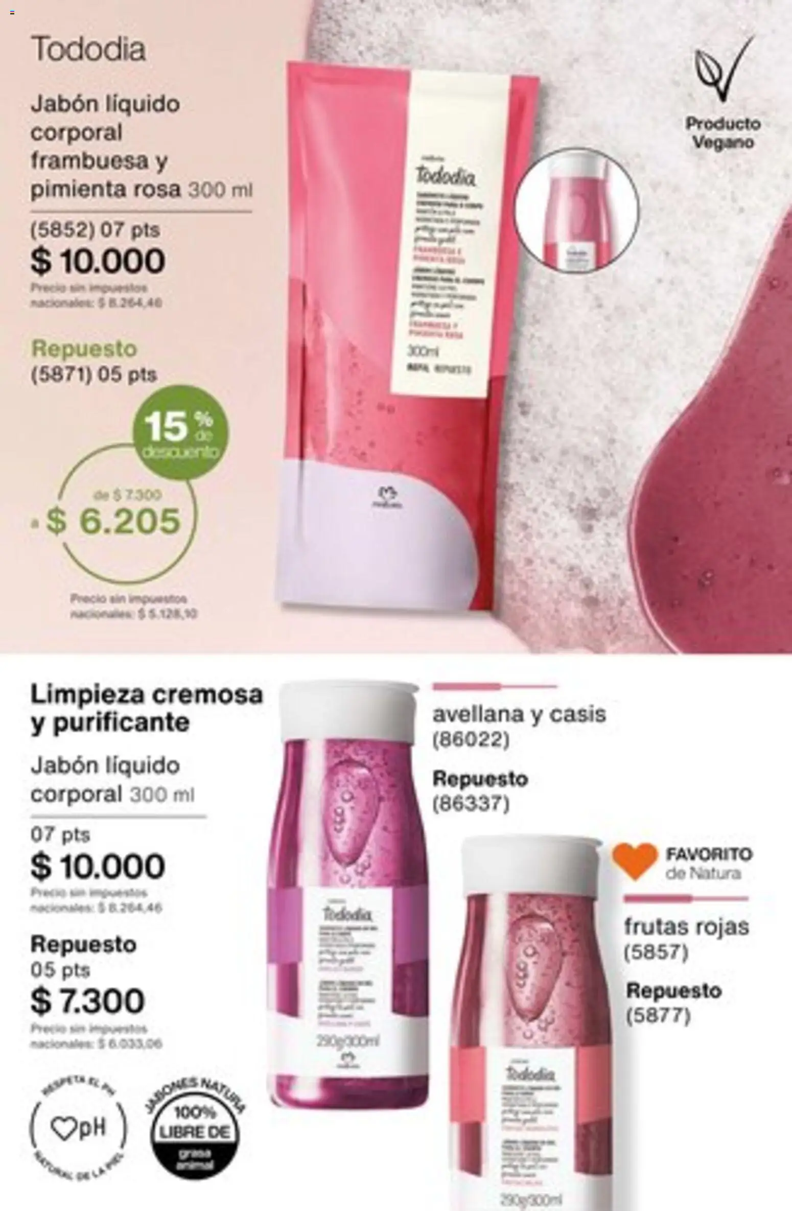 Catálogo Natura Ciclo 1/2026 │ válido desde el 04.12.2025 | Página: 187 | Productos: Jabón líquido, Jabón, Pimienta