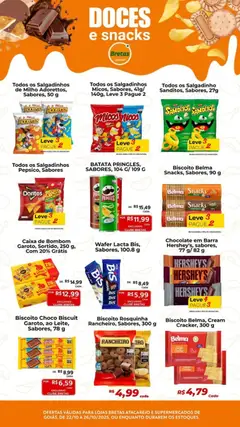 Bretas - Ofertas Snacks - Pré-Visualização do folheto da loja Bretas, válido de 22.10.2025