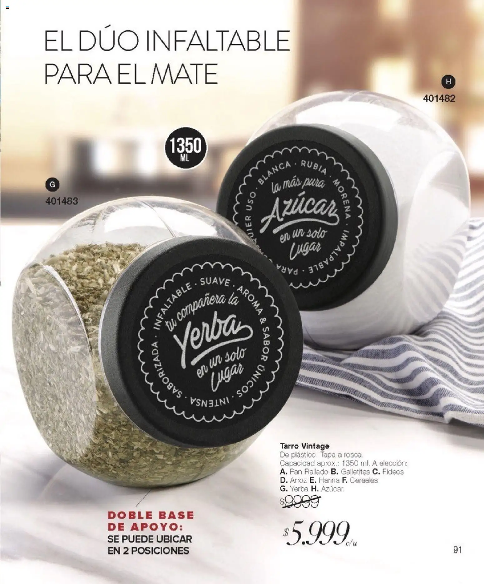 Violetta catálogo │ válido desde el 01.02.2026 | Página: 91 | Productos: Mate, Galletitas, Fideos, Cereales