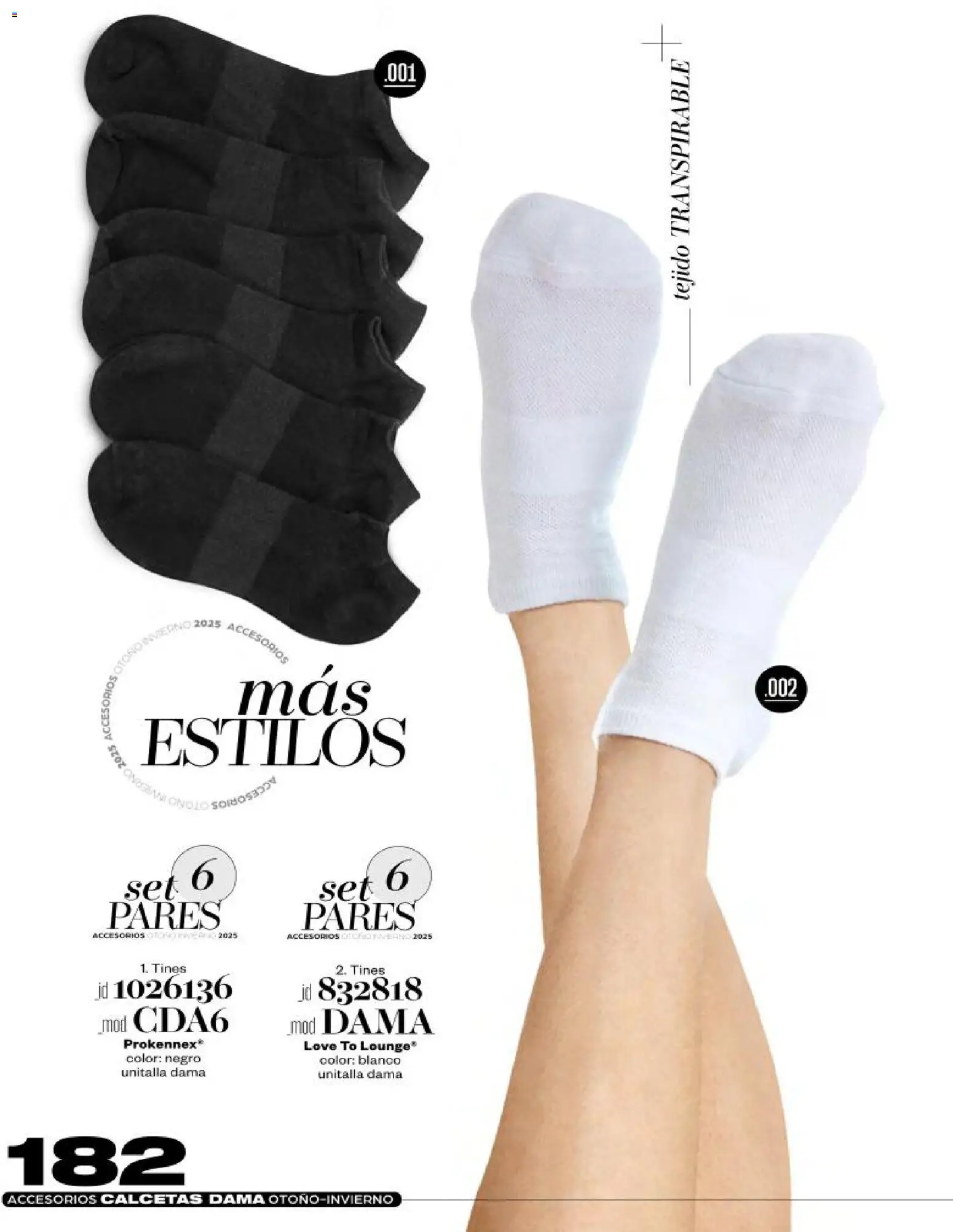 Nuevas ofertas de Price Shoes válidas en toda la República Mexicana desde el 03.11.2025. ¡Encuentra las mejores ofertas en Price Shoes catálogo Accesorios! | Página: 182 | Productos: Calcetas