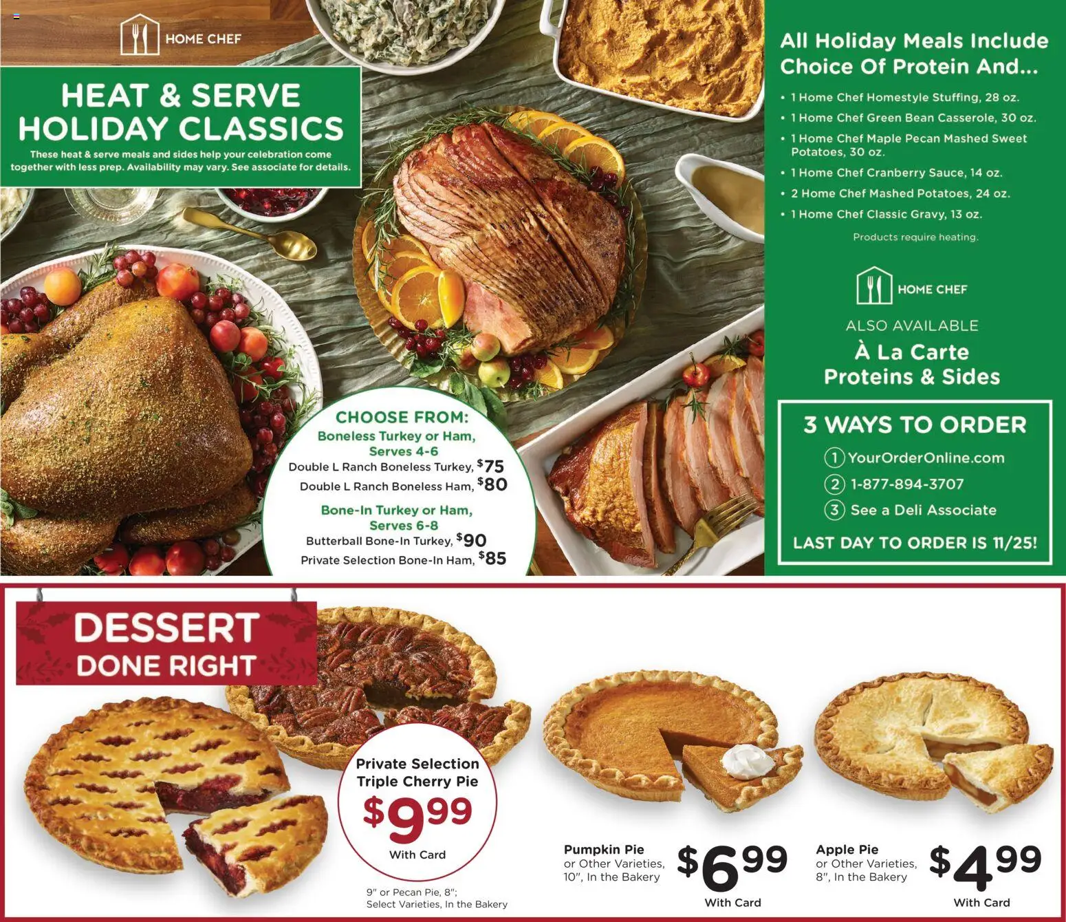 King Soopers Black Friday - valid from 12.11.2025 | Page: 8 | Products: Bakery, Pumpkin, Apple Pie, Cherry Pie