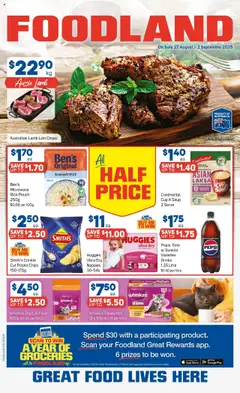 Preview of Foodland  Catalogue  - valid from 27.08.2025