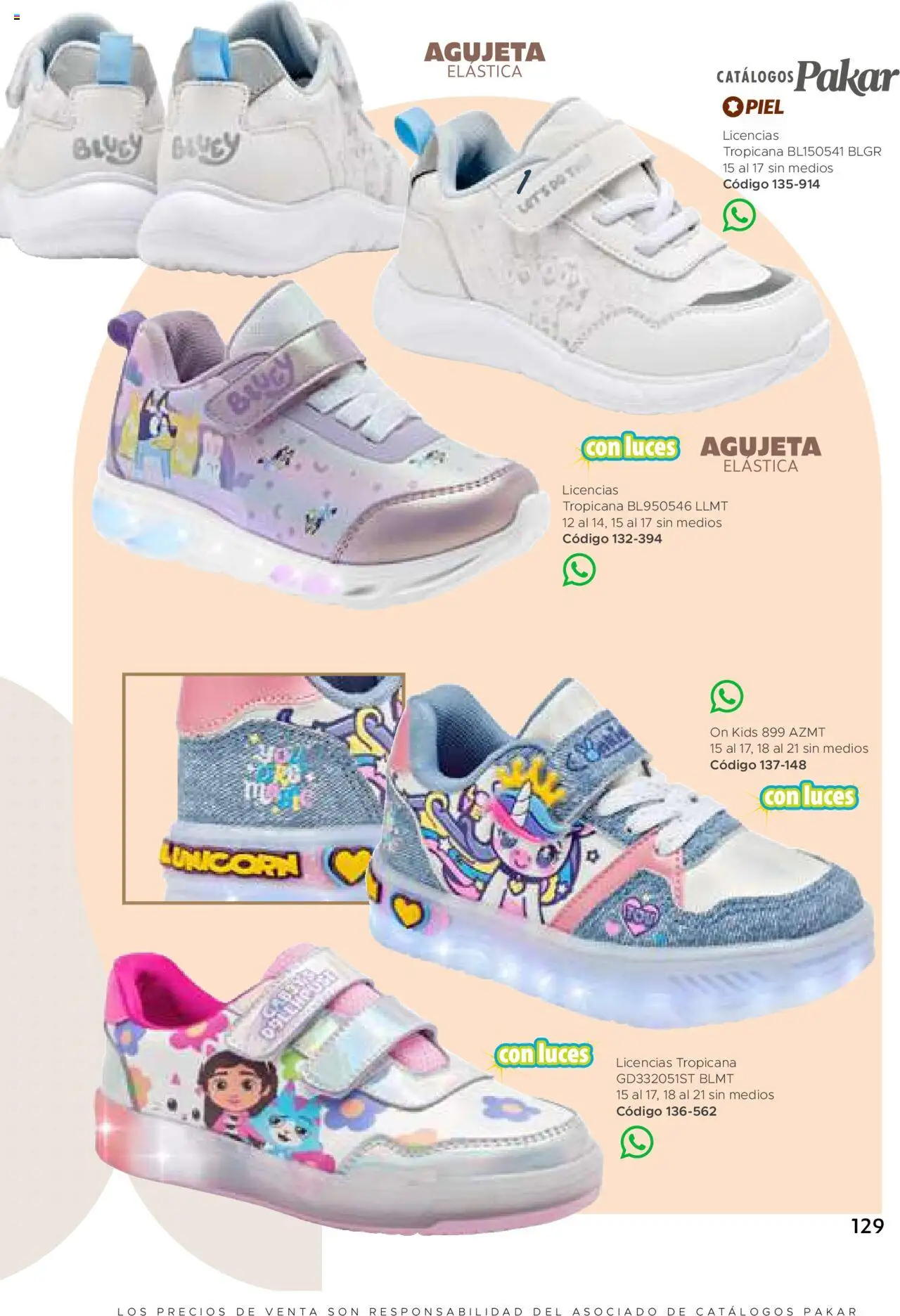 Nuevas ofertas de SC Pakar válidas en toda la República Mexicana desde el 24.07.2025. ¡Encuentra las mejores ofertas en SC Pakar - Catálogo Nina otoño / invierno! | Página: 129