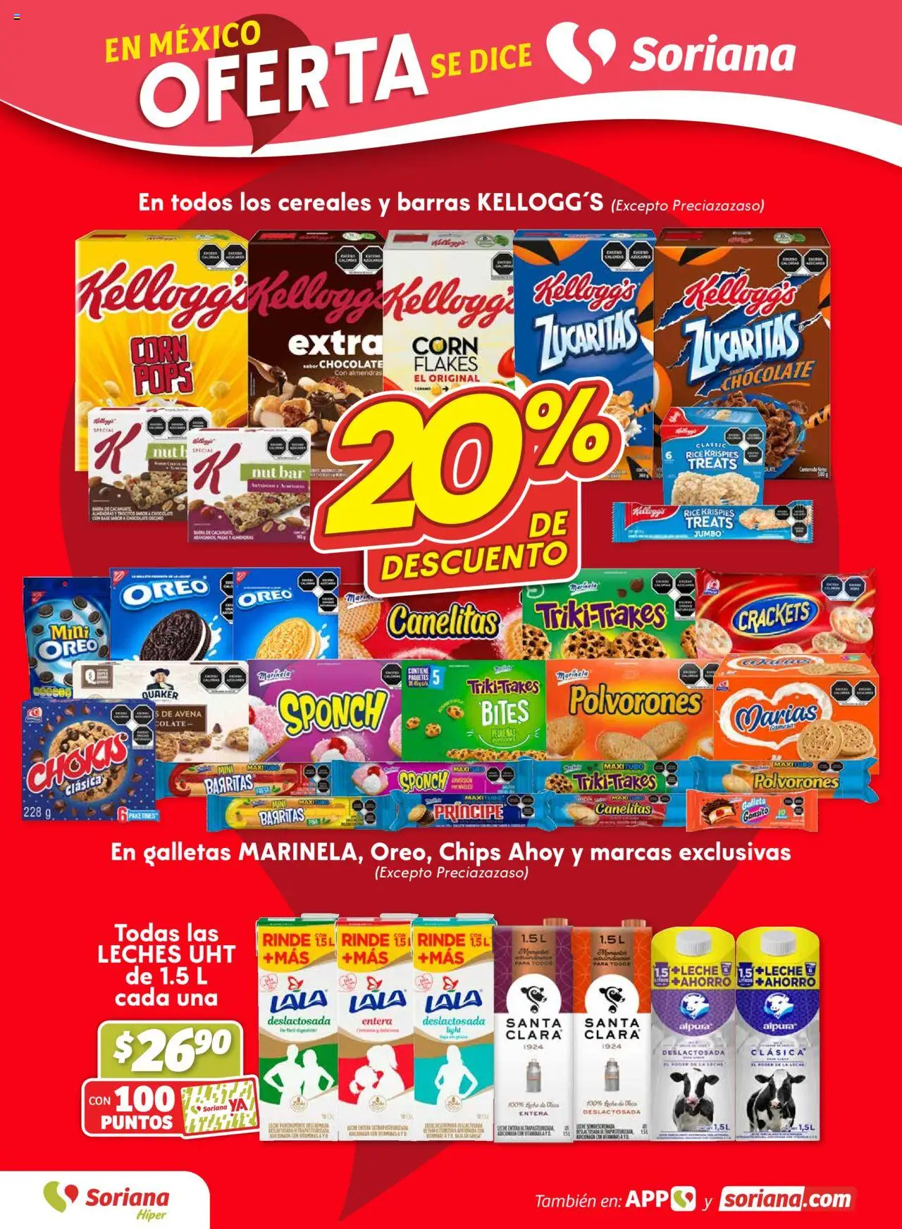 Nuevas ofertas de Soriana válidas en toda la República Mexicana desde el 18.09.2025. ¡Encuentra las mejores ofertas en Soriana - Folleto! | Página: 2