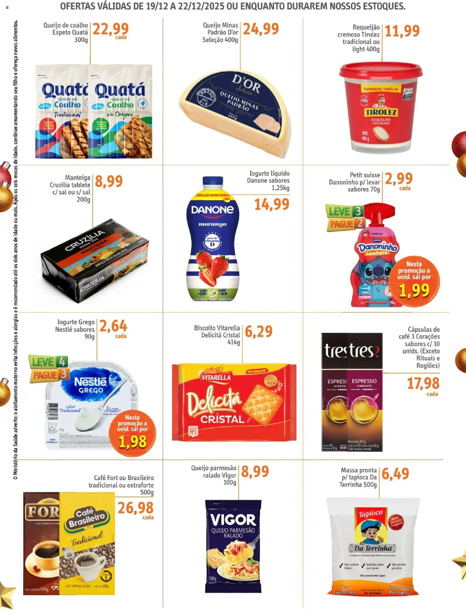 Sonda Folheto - válido de 19.12.2025 | Página: 2 | Produtos: Mesa, Iogurte, Café, Queijo parmesão