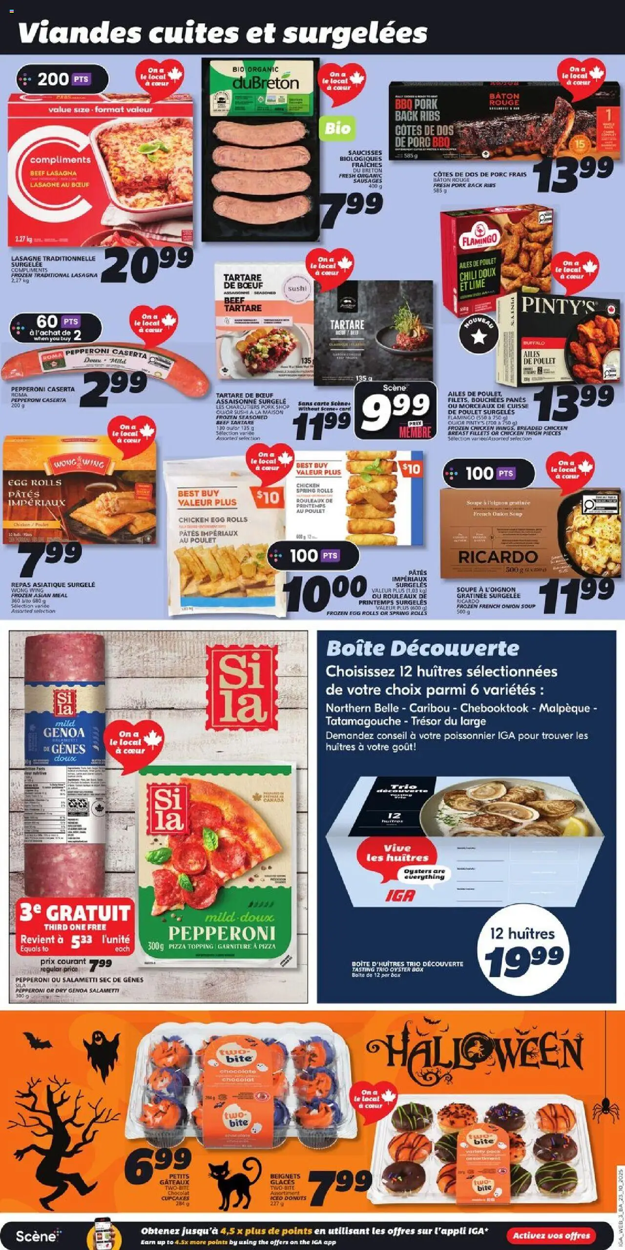 IGA flyer valid from 23.10.2025 | Page: 5 | Products: Beef, Chocolate, Chicken, Pork