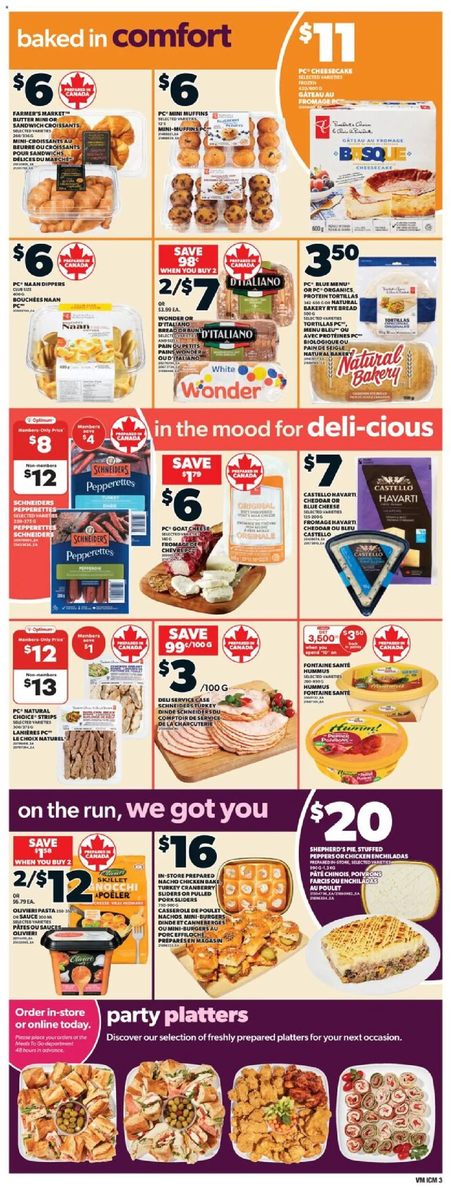 Valu Mart flyer valid from 27.11.2025 | Page: 6 | Products: Pasta, Turkey, Bakery, Bread